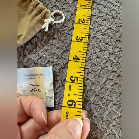 Fun Murano glass and 925 sterling silver cuff bracelet by Alan K - Picture 8 of 8